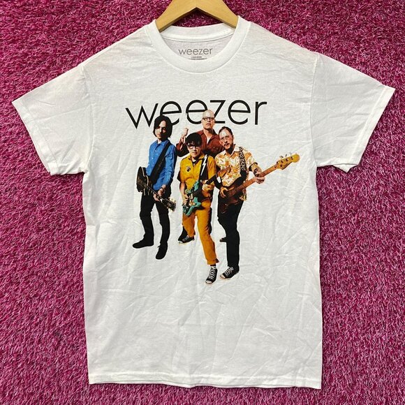 Weezer Hold This Thread Rock Band T-Shirt Small - Picture 1 of 4